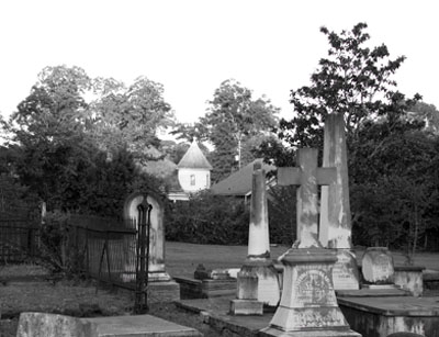 Pioneer Cemetery in Greenville, AL on May evening